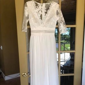 Beautful ivory dress